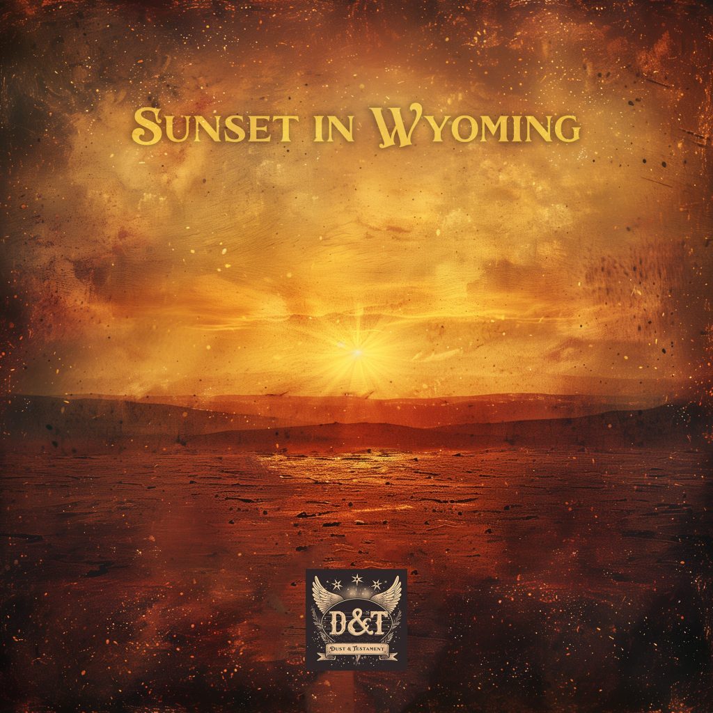 Sunset in Wyoming cover art